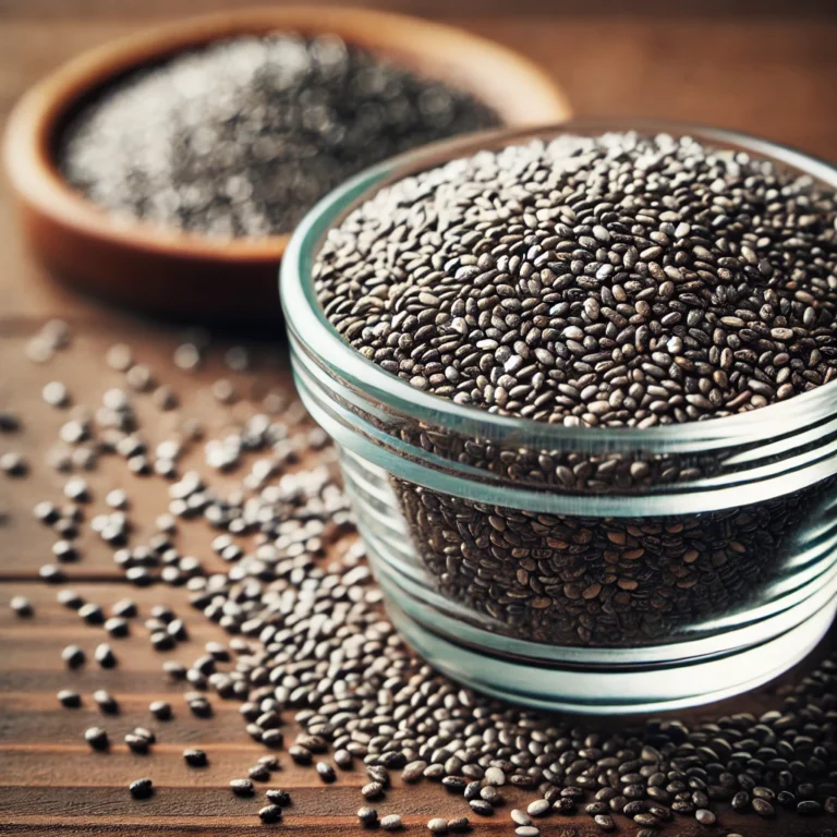Chia seeds, a natural superfood that supports weight loss by balancing blood sugar and curbing cravings