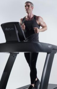 Treadmill workout for muscle health, helping improve endurance and muscle tone.